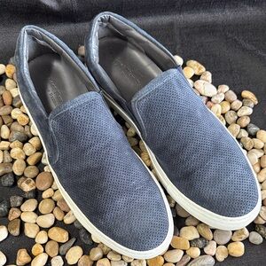 To Boot Blue Perforated Loafers